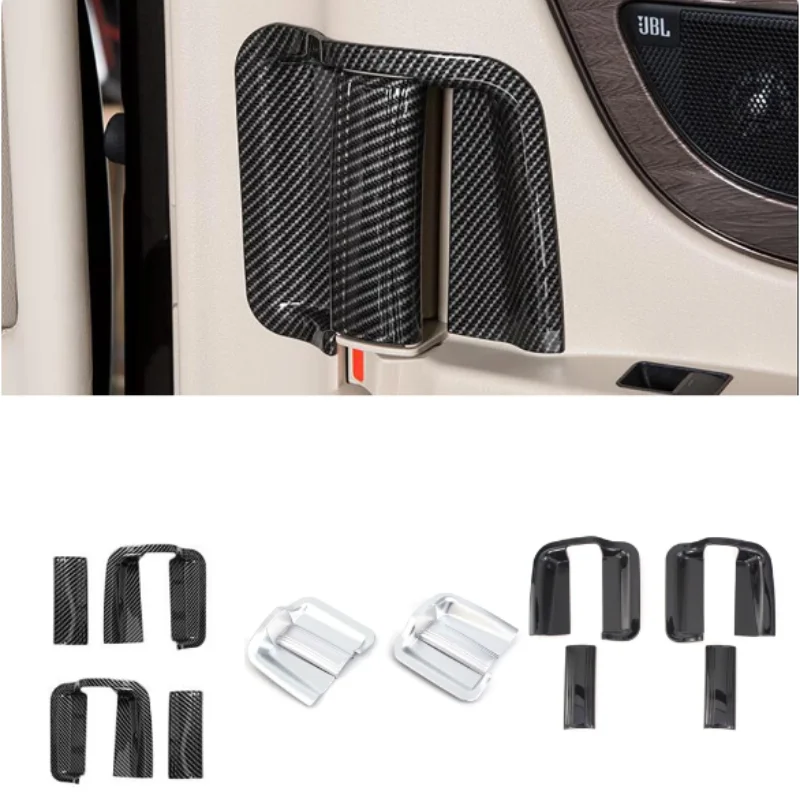 

For Toyota Alphard Vellfire 2024 ABS CAR Central Middle Door Handle Catch Bowl Panel Cover Trim Protector