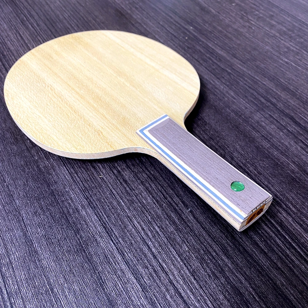Lemuria-Table Tennis Blade, Special Hand Made Blue ALC, Classic 5 PLY Wood with 2 Layers ALC Ping Pong Padel Offensive