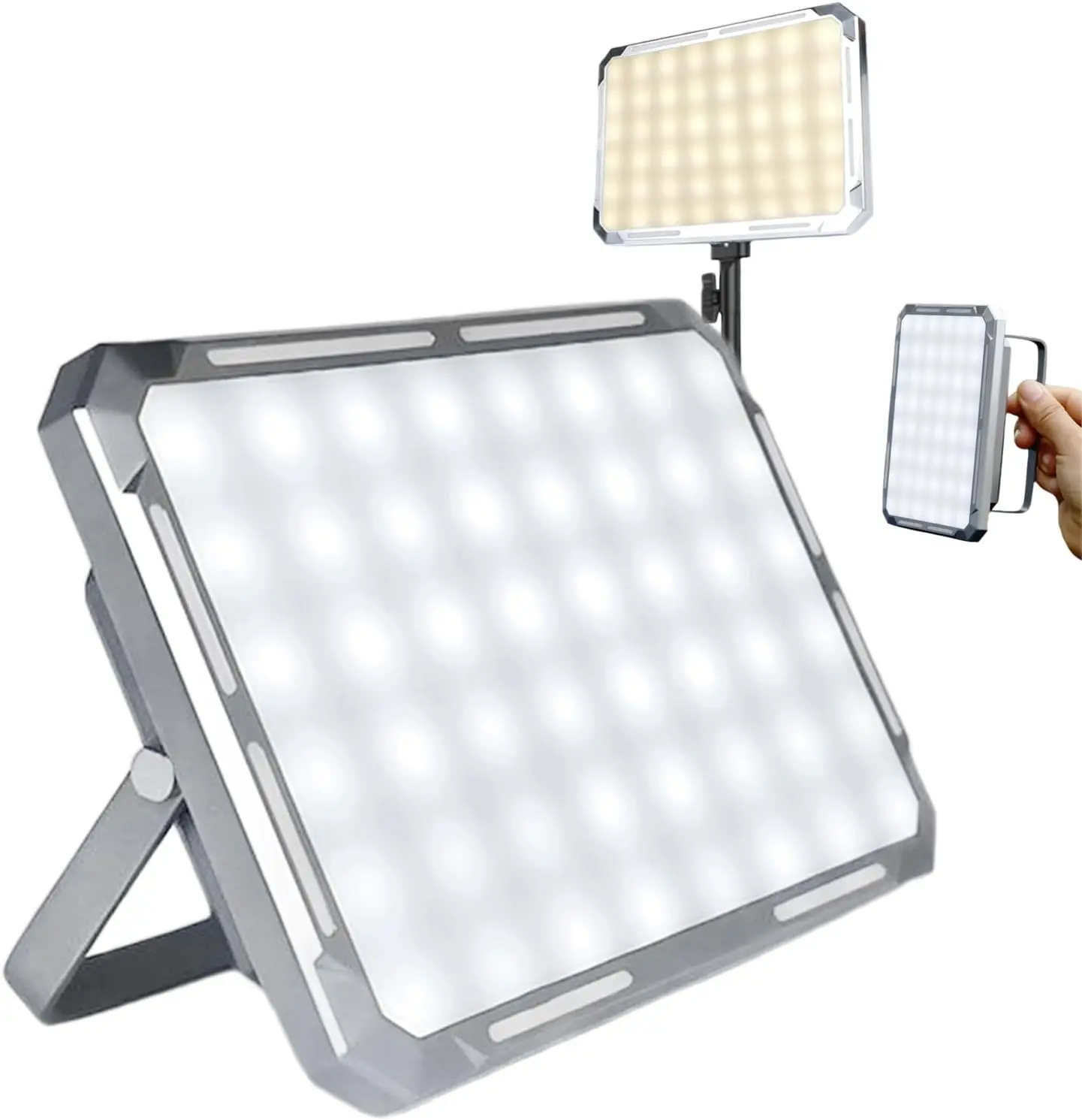 Rechargeable Portable Magnetic LED Work Light Camping Lantern with Flashlight Outdoor Work Light with Built-in Magnet