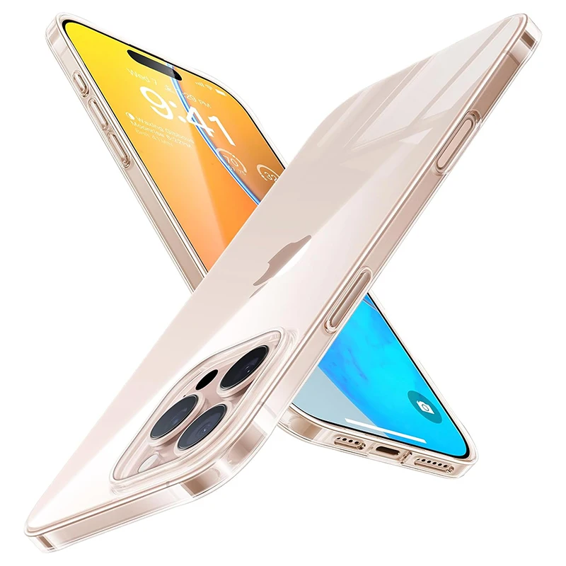 Custodia rigida di lusso per PC per iPhone 17 Air 16 E 15 14 13 12 11 Pro Max Custodia per telefono ultra sottile per iPhone 16 15 14 Plus Cover