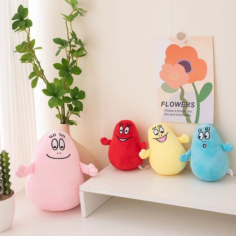 Cartoon Barbapapa Knuffels Zacht Gevulde Poppen Voor Baby Kids Comfort Zacht Cadeau Speelgoed Thuis Decora Meisjes Kinderen Verjaardagscadeaus