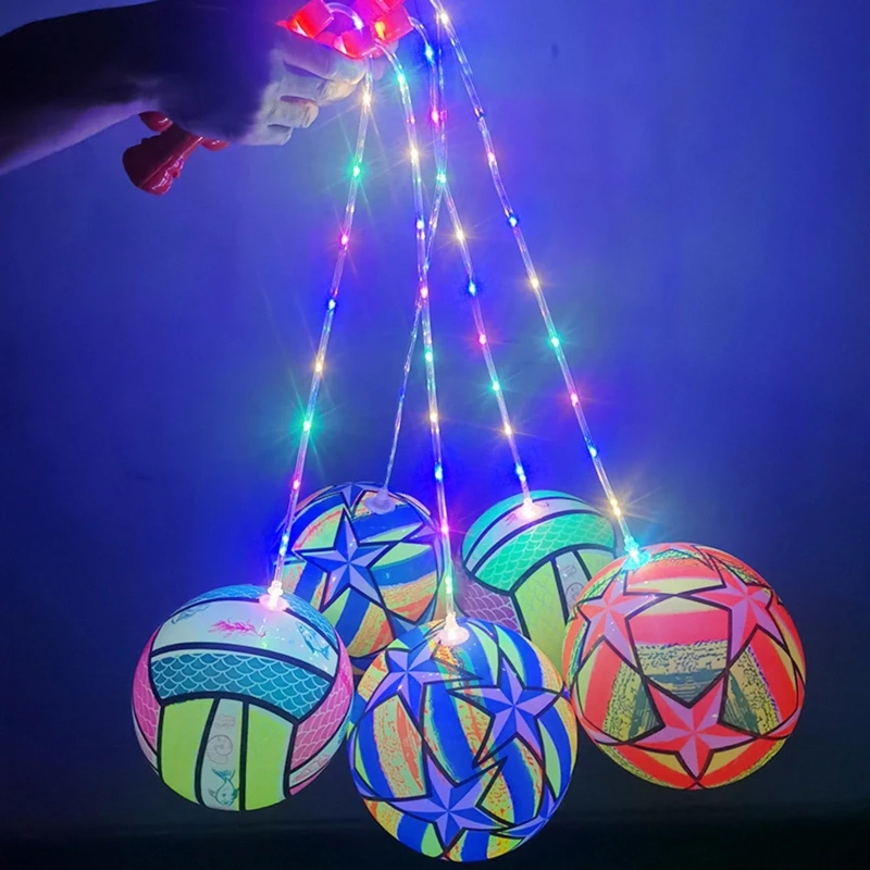 Nuevo Bola brillante 8,6 bola LED que rebota, accesorios recuerdo para fiesta para niño y niña