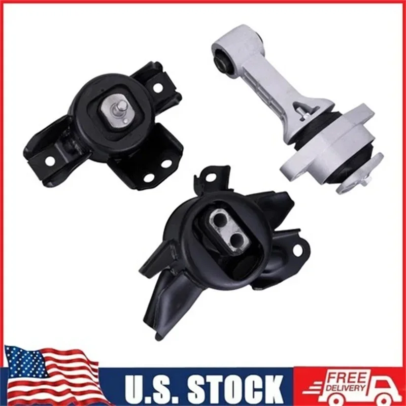 

3Pcs Engine Motor and Transmission Mount Compatible for Kia Soul 1.6L L4 2014-2019 Replaces A71065 A71067 A71093