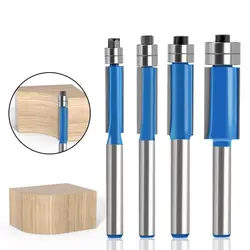 High-quality 6MM Shank Milling Cutter Double Bearing Carbide Router Bit Carving Cutter Woodworking Tool