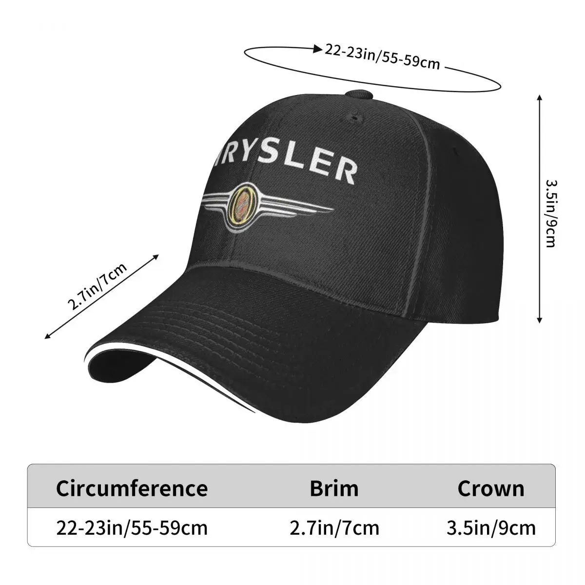 Chrysler 102 Men Cap Women Hat Men's Caps Baseball Cap Women's Baseball Cap Man Hat Baseball Cap