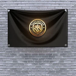 Manchester City Football Club Flag Hanging Flags 90x150cm Banner for Room Garage Bar Wall Tapestry Rcing Flag Flags and Banners