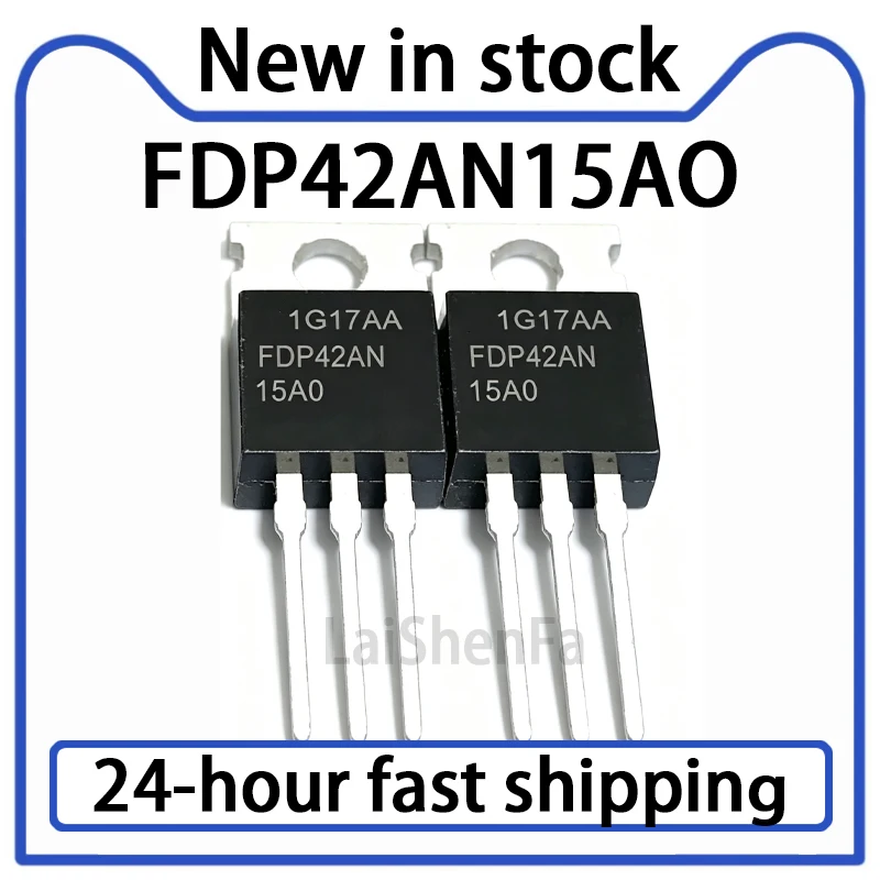 10PCS New FDP42AN15AO TO-22 35A/150V MOSFET