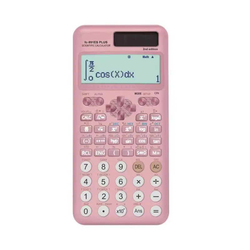 A01E-991ES PLUS-2Nd Scientific Calculator 417 Functions Solar Functional Calculator For School Students And Teachers