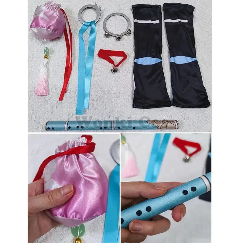 Juego Yanqing disfraz de Cosplay impacto Cosplay conjunto completo trajes juego de rol para hombres Halloween carnaval fiesta ropa