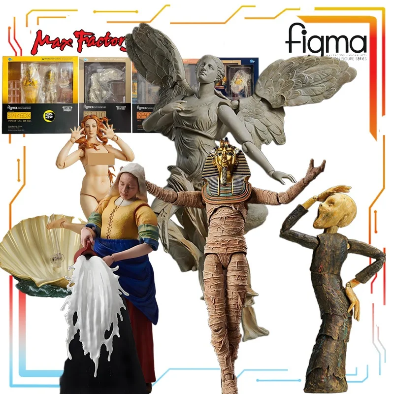 Gloednieuwe Spot Goods MAX Originele Desktop Art Museum Serie Tutankhamun Anime Action Figure Model Speelgoed Model Cadeaus voor Jongens