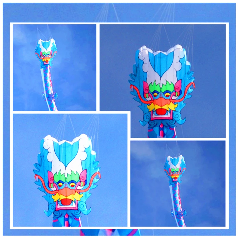 

free shipping 35m dragon kite flying adults kite professional wind kite pendant soft kites string line inflatable