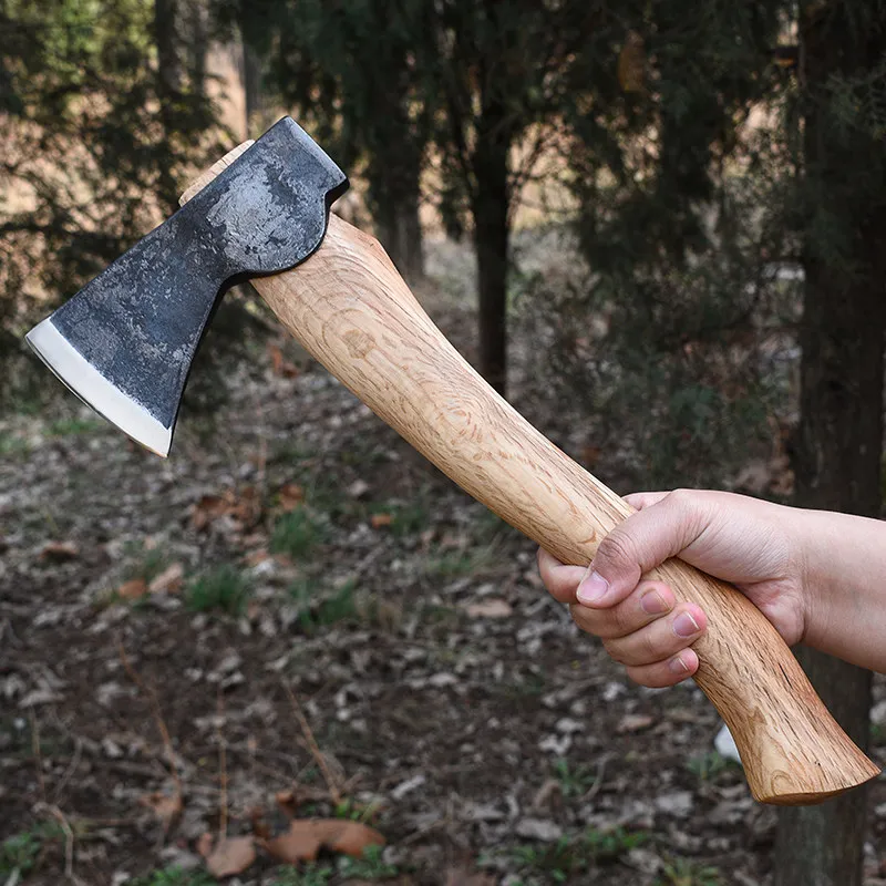 65 Manganese Steel Tactical Axe Outdoor Camping Axe Convenient for Household Use Suitable Chopping Firewood Other Tasks