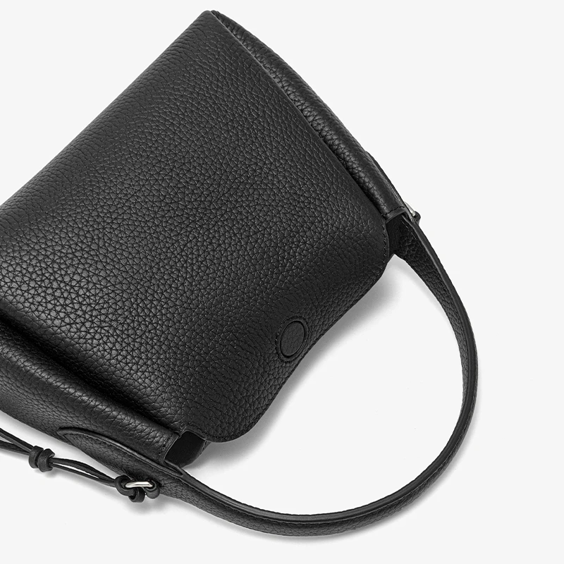 BEAUTODAY Shoulder Handbags Women Cow Leather Chain Strap Charm Hand Carry Minimalist Ladies Shoulder Messenger Bags 62212