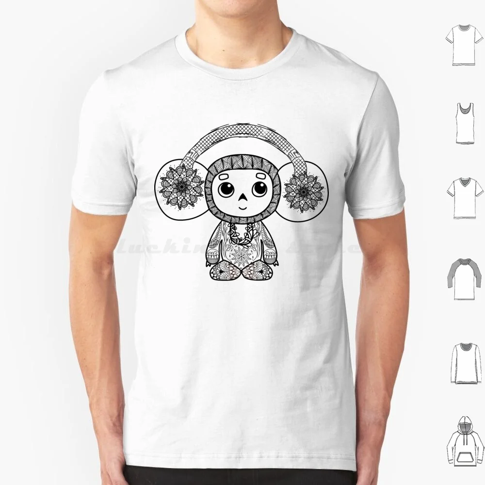 Cheburashka-cheburashka Tシャツ、ビッグサイズ、綿100%