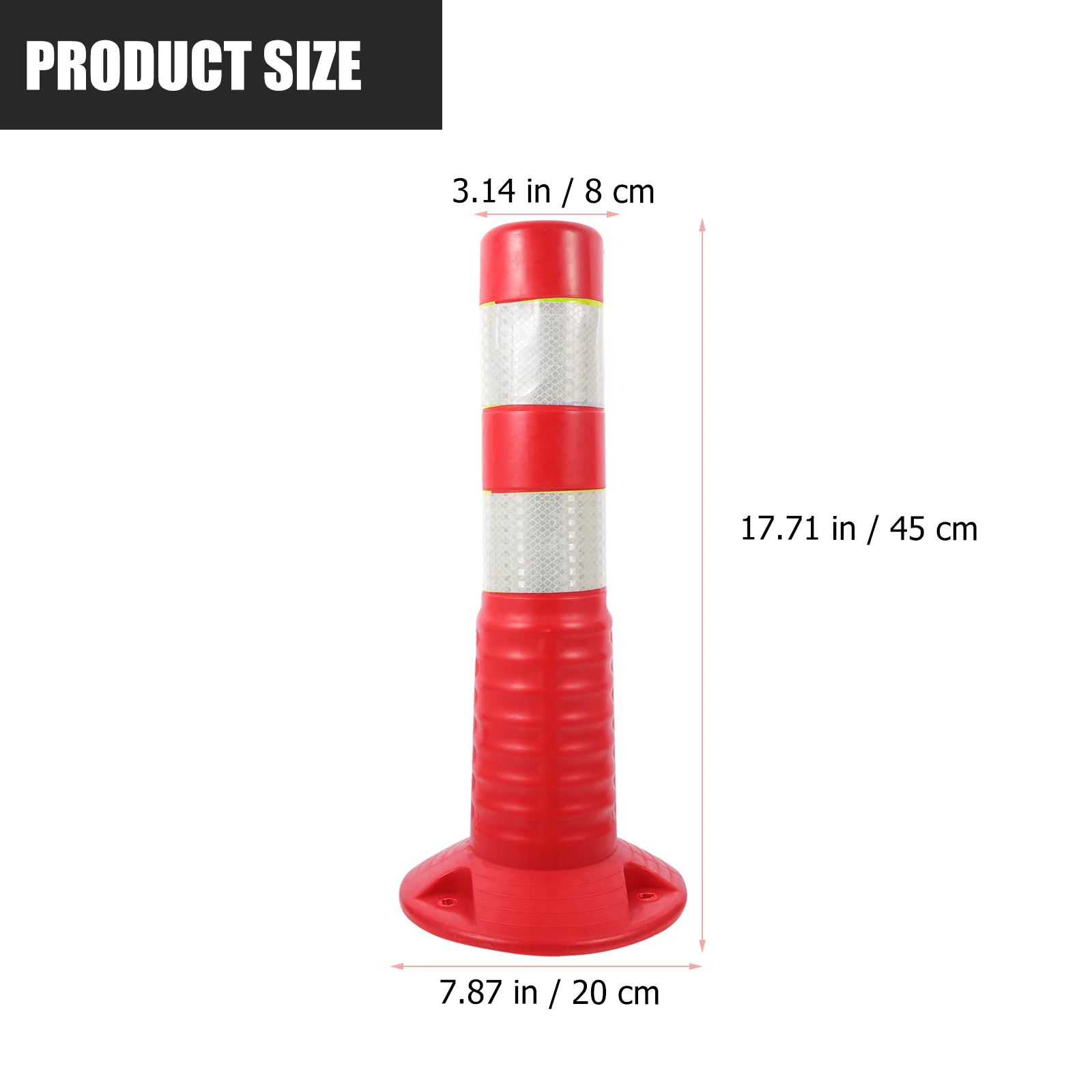 Warning Column Safety Barrier Anti-Collision Reflective Road Isolation Pile Stable Traffic Safety Column Isolation Pile