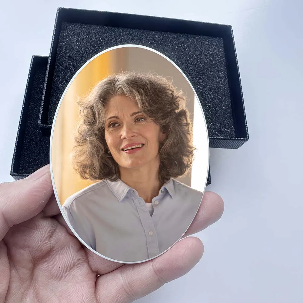 2D Flat Not 3D 1pc Custom Photo Memorial Headstone Tile Contemporary Style Durable Outdoor Plaqu Easter gift - view 2