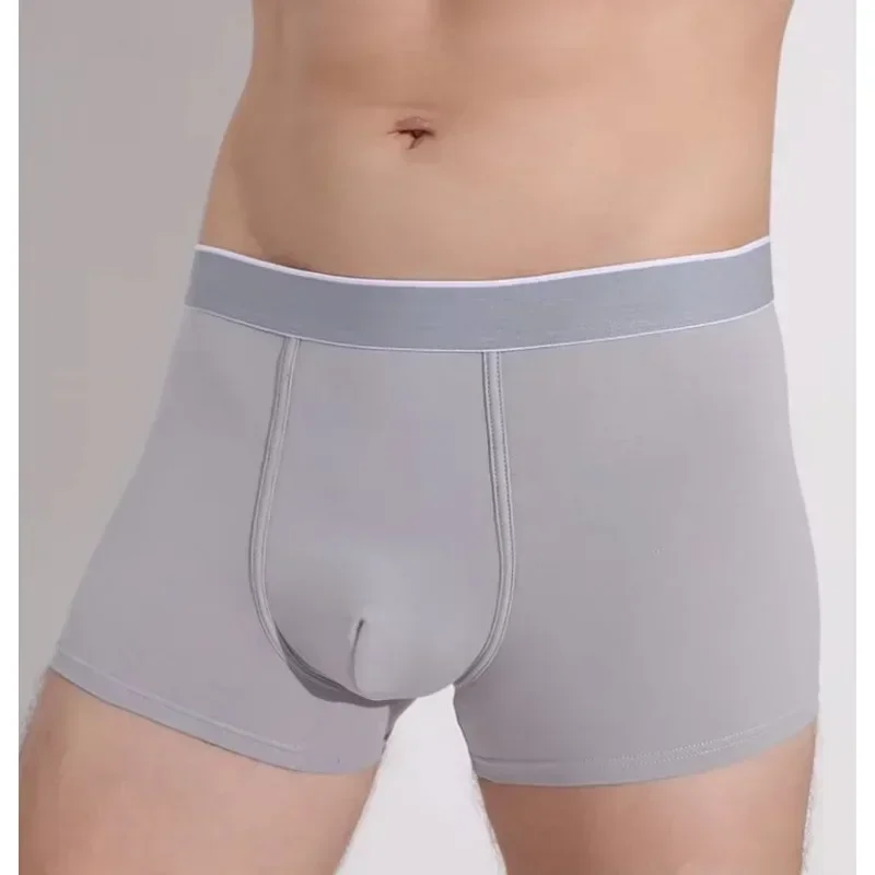 3-Pack Men's Modal Boxer Briefs Mid-Rise Seamless Breathable Anti-Bacterial Underwear Premium Comfort 411090 2000