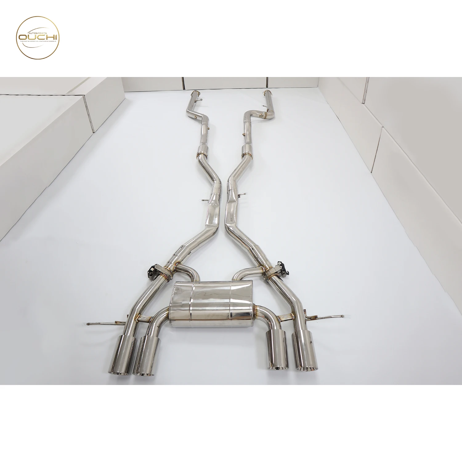 

OUCHI Stainless Steel Exhaust Catback For M3/M4 G80 G82 2021+ 3.0T S58 V6 With Muffler Valves Pipes System