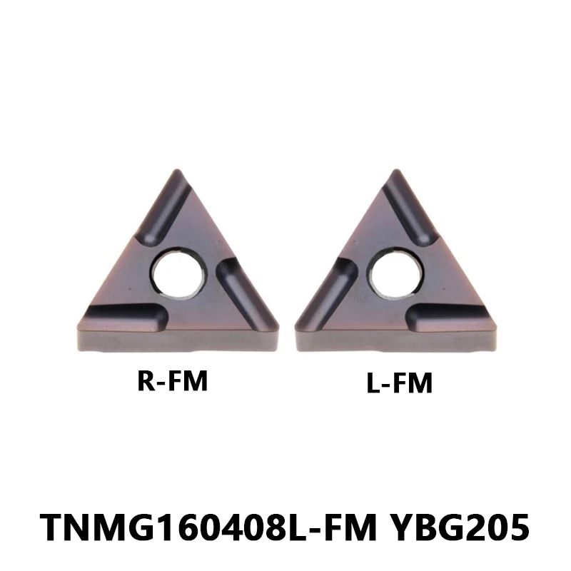 

TNMG160408L TNMG TNMG160408L-FM YBG205 CNC Lathe Tool Parts Grooving Carbide Inserts Turning Machine Cutting Tool High-Quality