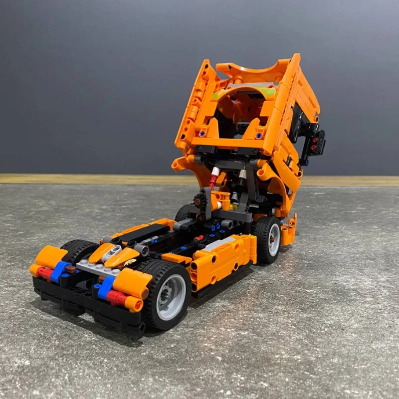 سرعة Hypercar نموذج MOC قوالب بناء شاحنة الثقيلة وحدات التكنولوجيا الهدايا عطلة تجميع ألعاب أطفال البدلة