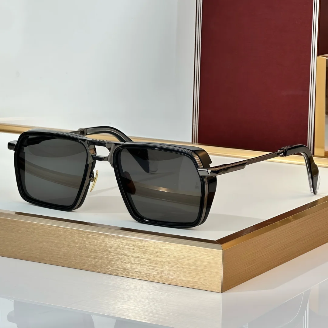 

JMM GT-R Pilot квадратные солнцезащитные очки унисекс, роскошный сплав UV400, поляризационные уличные модные очки