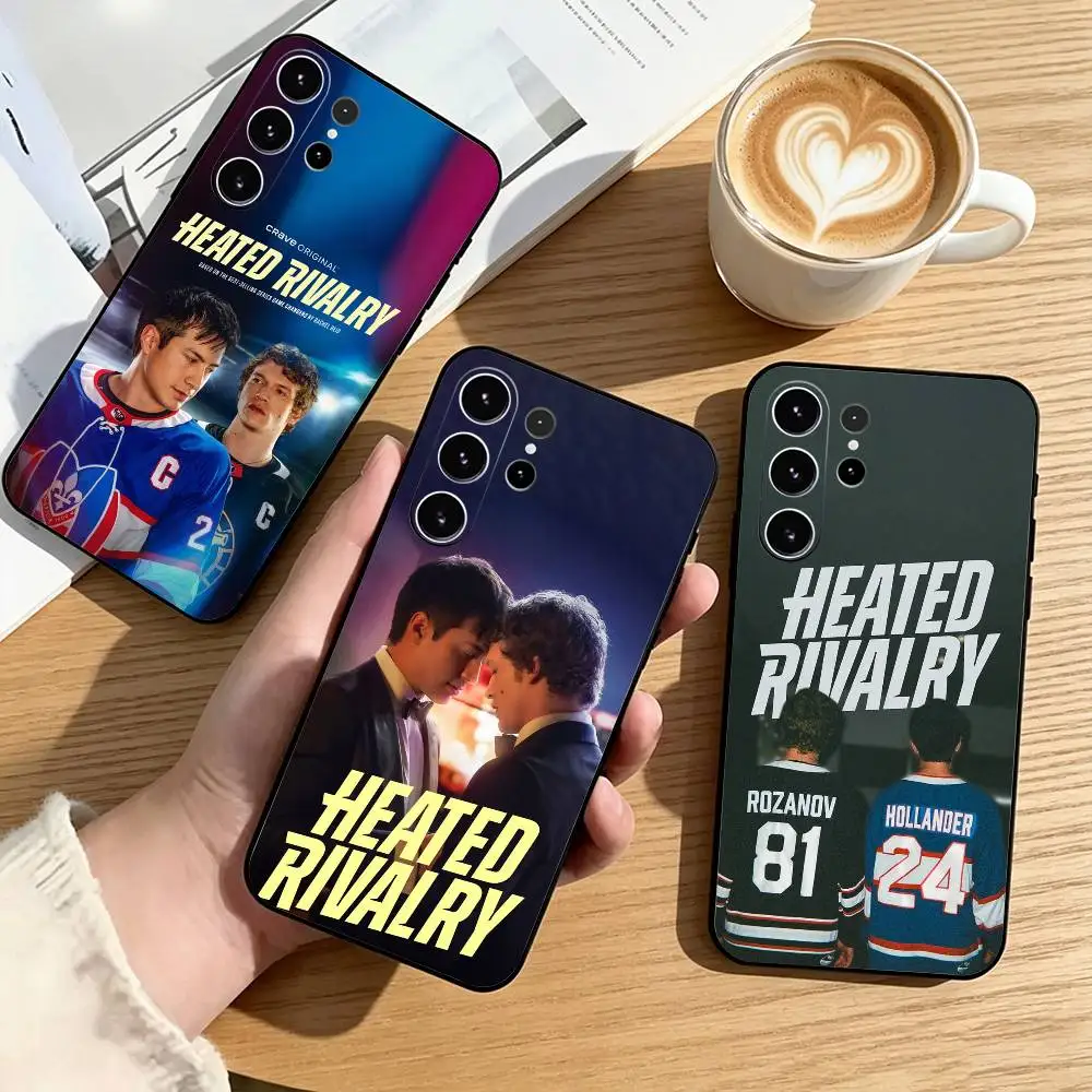 SHOW TV Heated Rivalry-Y  Phone Case For Samsung S25,S24,S21,S22,S23,S30,Ultra,S20,Plus,Fe,Lite,Note,10,Black Cover Gift