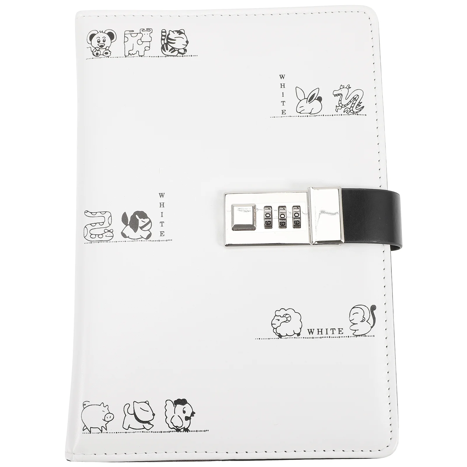 Notebook Student Notebooks Password Lock Diary Paper Locking Journal for Adults with