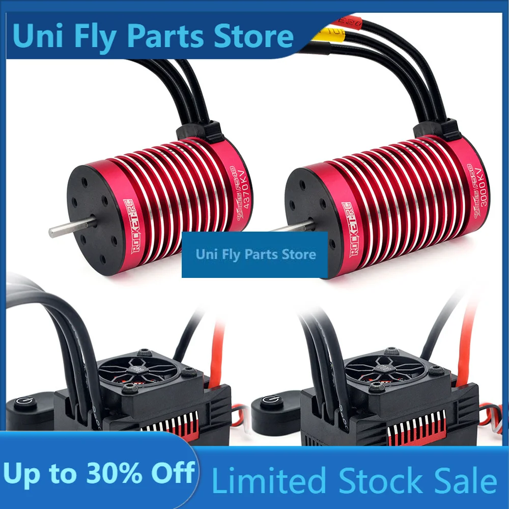 UniFlySURPASS HOBBY Rocket-RC 1/10 Brushless Motor And ESC Combo 60A /80A F540 F550 Motor 3.175mm V2 Supersonic For Tamiya RC Ca