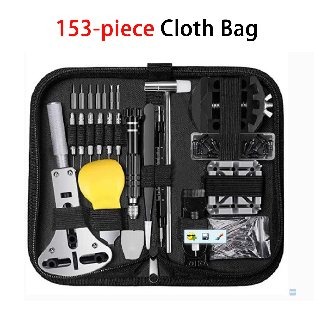 CHKJ-Kit de herramientas de reparación de relojes, removedor de pines de enlace, abridor de cajas, barra de resorte, relojero, juego de reparación de relojes Gereedschap
