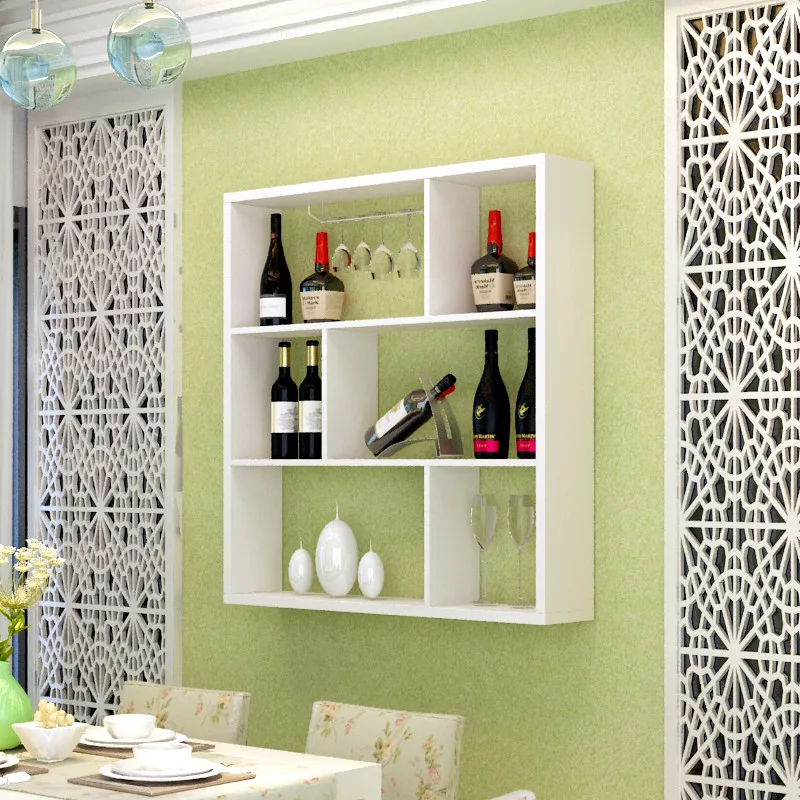 Modern Wood Wine Cabinet Shelves Living Room Kitchen Storage Restaurant Display Bar Cabinet Luxury Repisa Furniture For Room