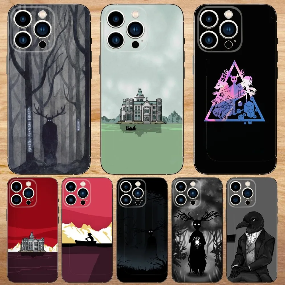 Game Rusty Lake Phone Case For iPhone15,14,13,12,11,Pro,Max,Plus,Mini,X,XS,XR,8,7,6,S,Plus,SE Soft Black Case