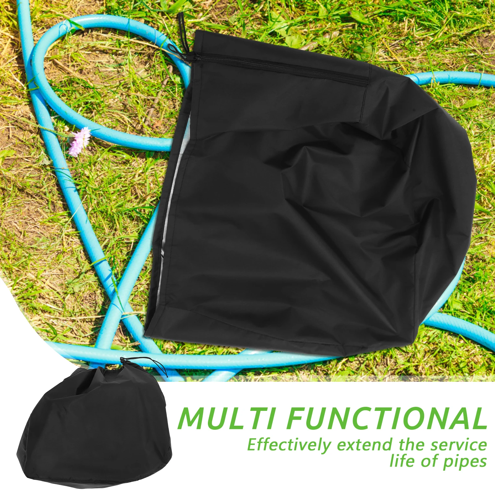 

Garden Reel Heavy Duty Outdoor Protection Flexible Retractable Wall Mounted Sunproof Plastic Lattice Storage Cabinet Black