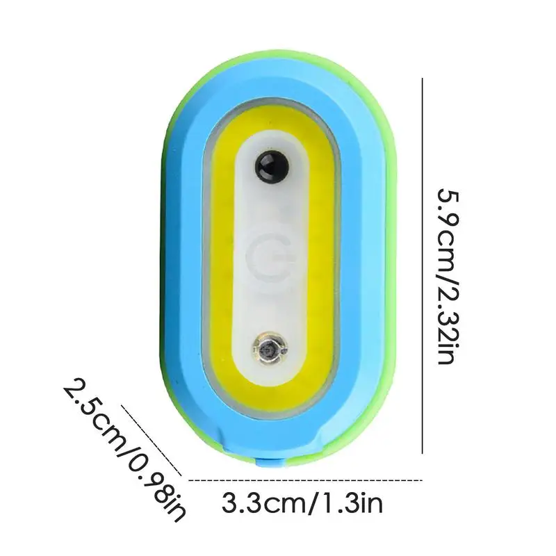 Wiederaufladbare Sicherheitslichter zum Gehen, wiederaufladbare USB-Lauflichter, Sicherheitslichter, zum Anklipsen, Taschenlampe, Kragenlicht, wasserdicht