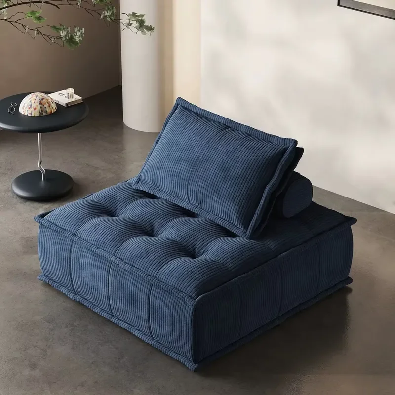 Modern Modular Vacuum Packed Sofa Bed High Density Sponge Fabric Compressed Sofa Boneless Couch for Living Room
