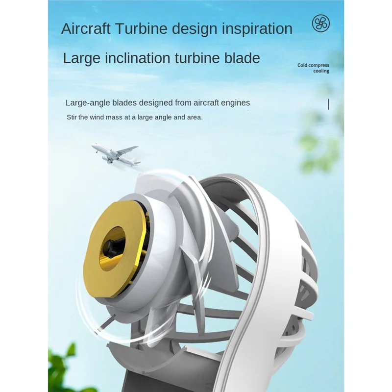 

Desktop Mini Fan Portable Air Conditioner Cooler Handheld Fans USB Rechargeable Electric Fan Outside Travel