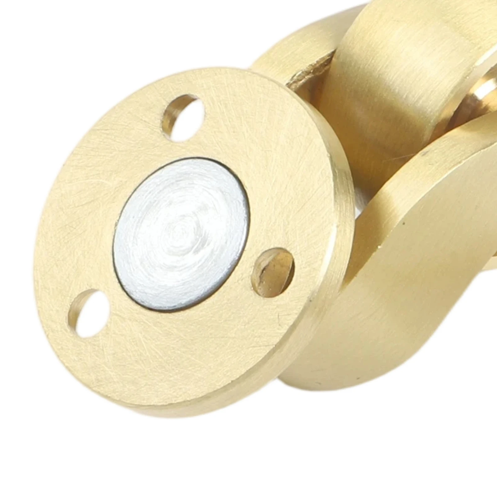 Furniture Glide Wheels 360 Rotating Casters Rust-Resistant Material Smooth Movement Brass Swivel Furniture Casters Chair Yellow