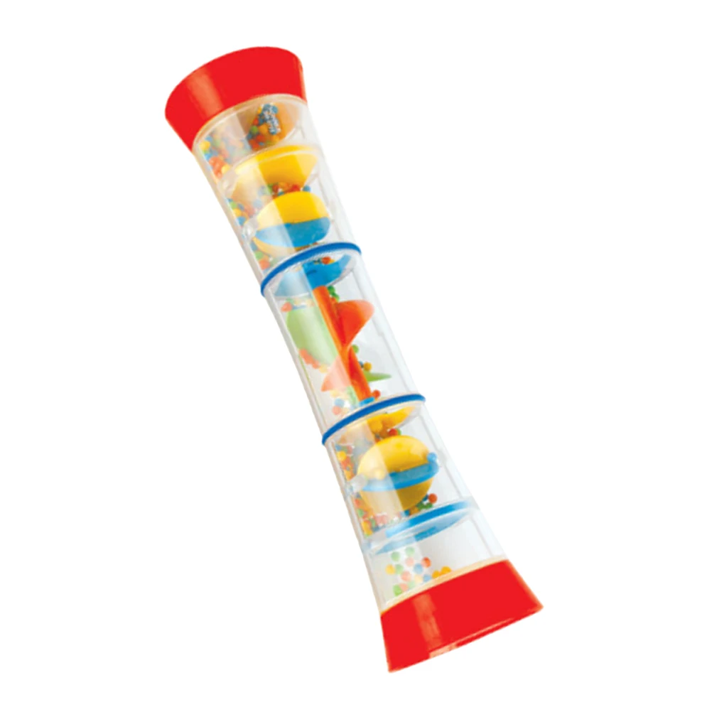 

Red Rainphone Kaleidoscope Plastic Cognitive Toy Rotating Hand Bell Baby Sensory Development Educational Infant Toy