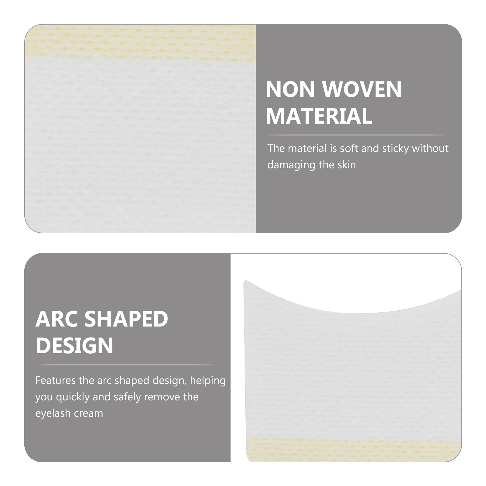 แผ่นทำความสะอาดขนตา 160 ชิ้น แบบไม่ถักทอ สำหรับเช็ดเครื่องสำอาง ใช้กับครีมล้างเครื่องสำอางได้อย่างปลอดภัย อุปกรณ์เสริมที่ใช้งานได้จริง