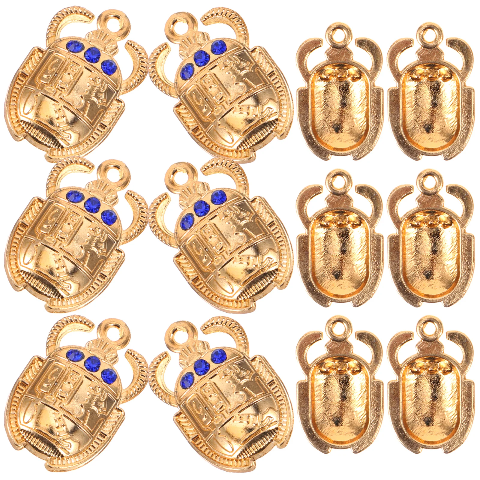 

20 Pcs Scarab Beetle Pendant Charm Egyptian Jewelry Crafts DIY Accessories for Necklace Bracelet Making Alloy Sturdy Durability