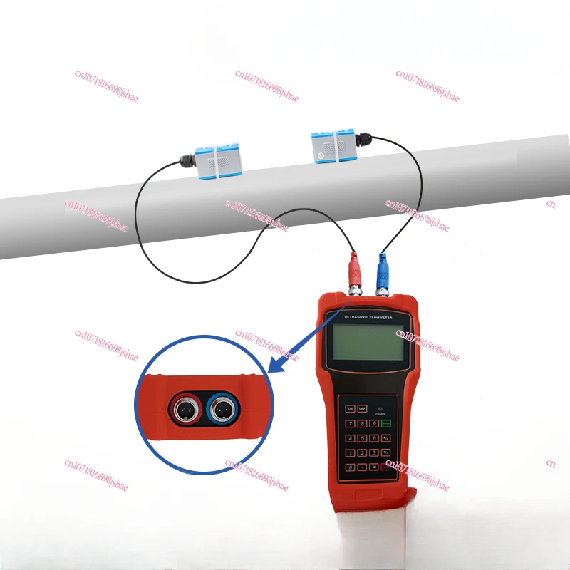 TUF-2000H Handheld Ultrasonic Flowmeter External Clamp Type Split External Clamp Type External Card Type Cold Heat Meter