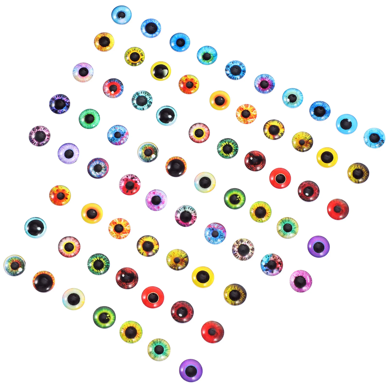 

100 Pcs Sticker Eye Glass Patch DIY Accessories Stickers Gemstone Jewelry Patches