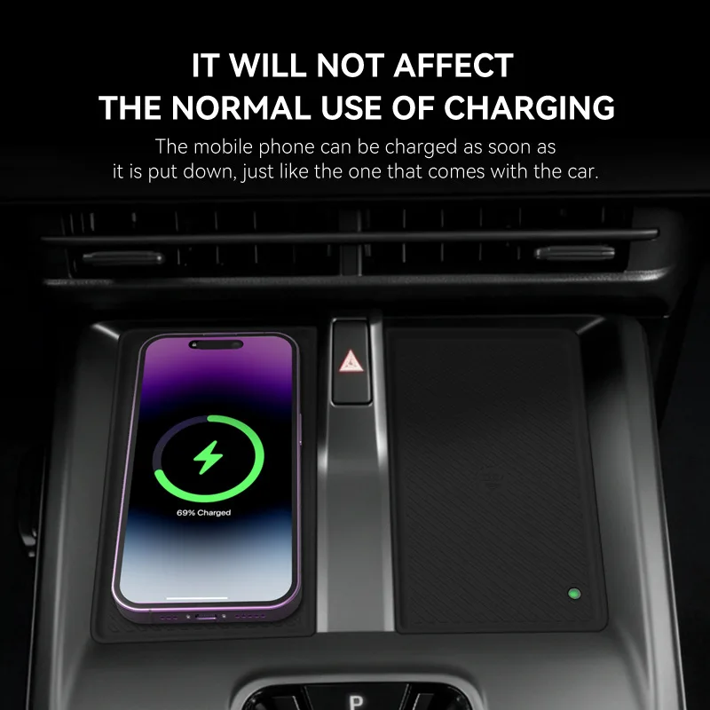 For Toyota BZ4X BZ 2026 Interior Storage Set Wireless Charging Pad Central Console Organizer Box Auto Accessories