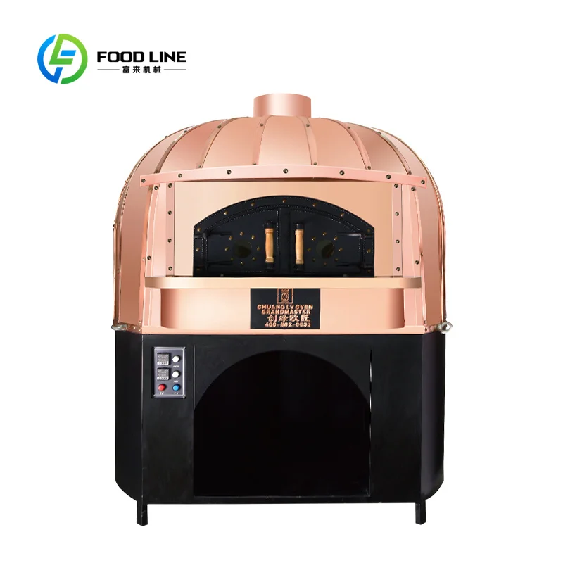 Customizable Features Large Neapolitan Italian Woodfired Brick Clay Outdoor Pizza Oven Electric Gas Wood for Bakery Restaurant