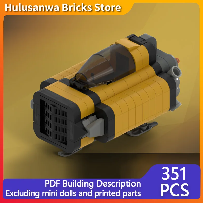 

Classic Vehicle Spaceship Model MOC Building Bricks War Equipment Modular Technology Gifts Holiday Assemble Children Toys Suit