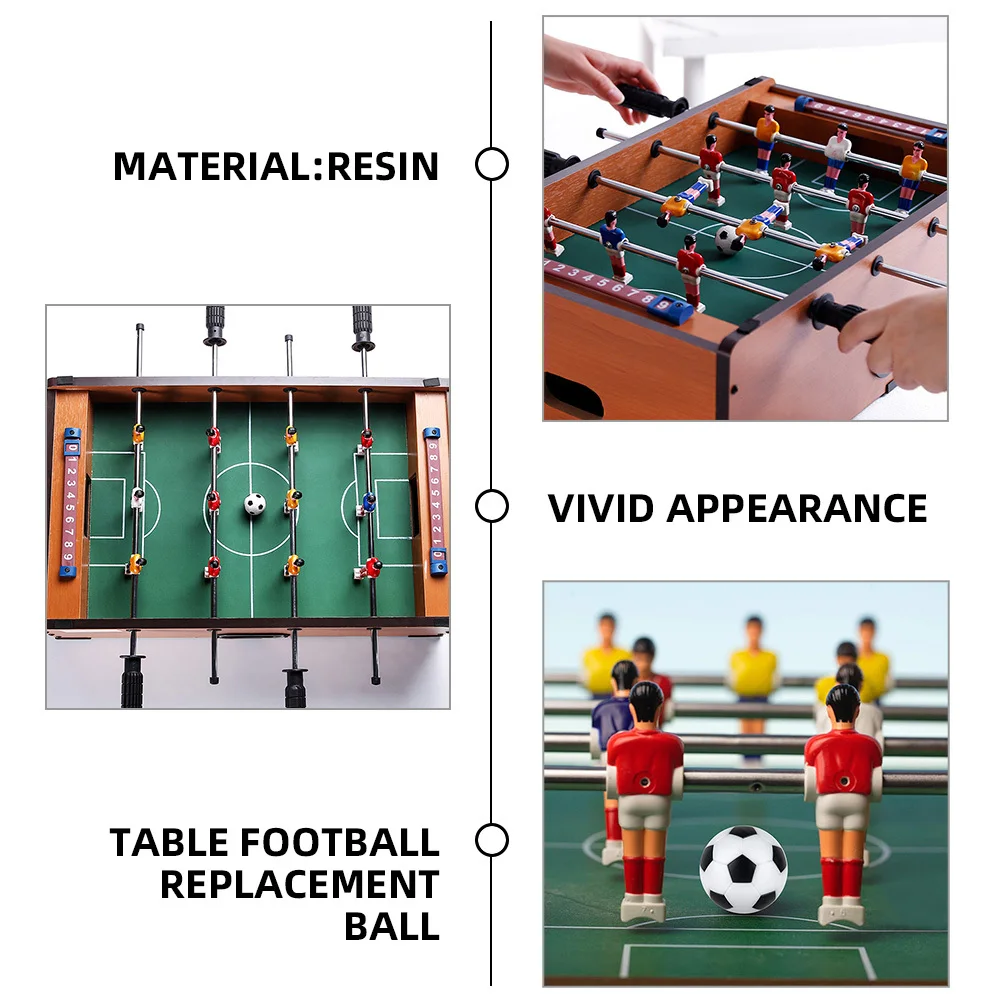 

20pcs Table Soccer Balls Foosball Replacement Bright Most Tables Art Project Decoration Competition Supplies Football