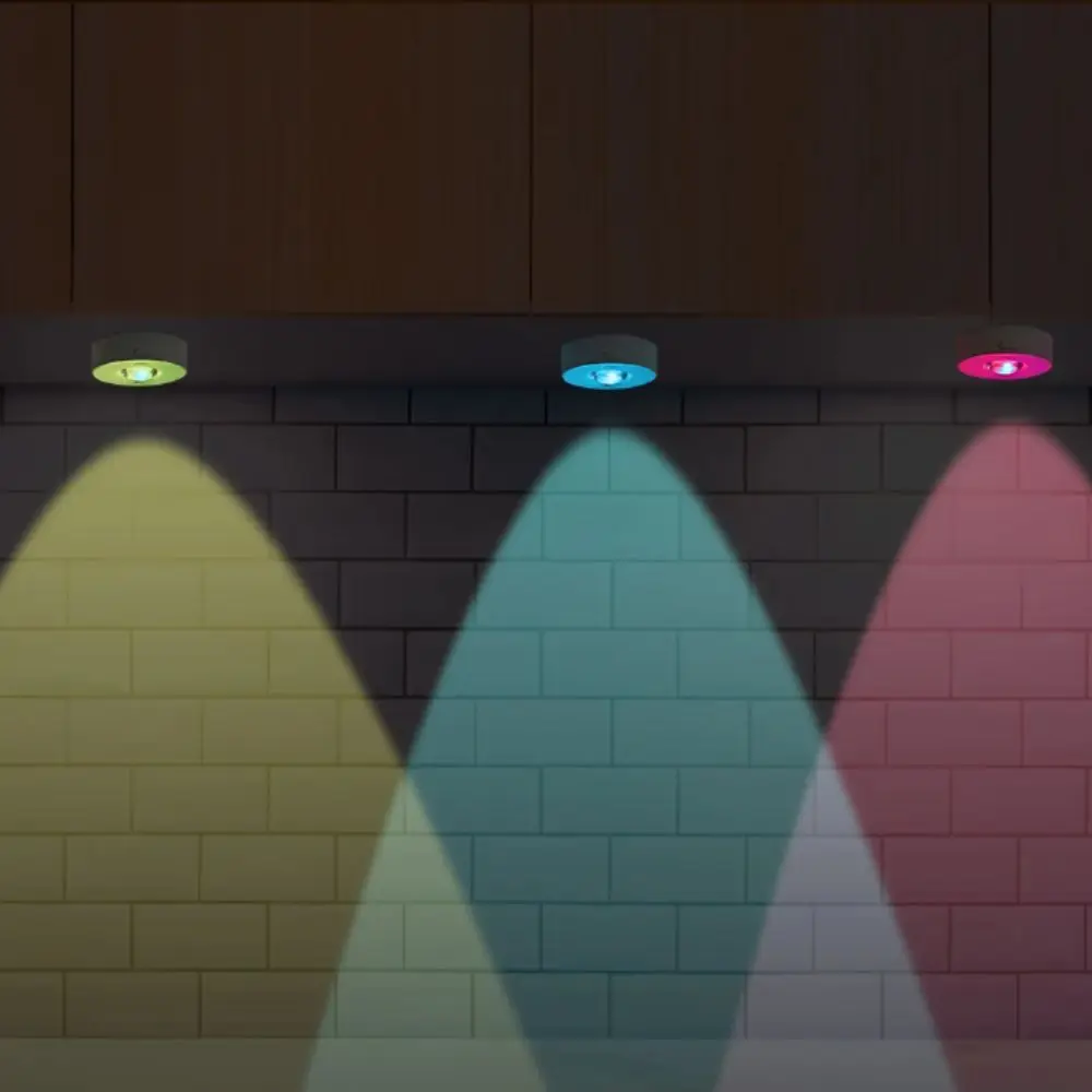 

ИК-пульт дистанционного управления, RGB LED ночник, 5В, перезаряжаемый, с регулировкой яркости, RGB подсветка для шкафов, беспроводной дизайн, работа без проводов