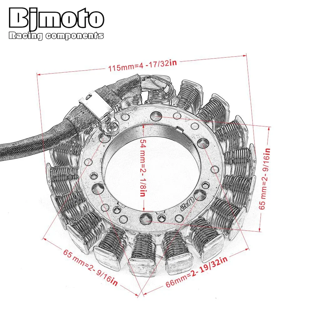Stator Coil For Honda XR650L NX650 NX500 Dominator SLR650 FX650 Vigor FMX650 31120-MFC-621 31120-MW2-781 view 6