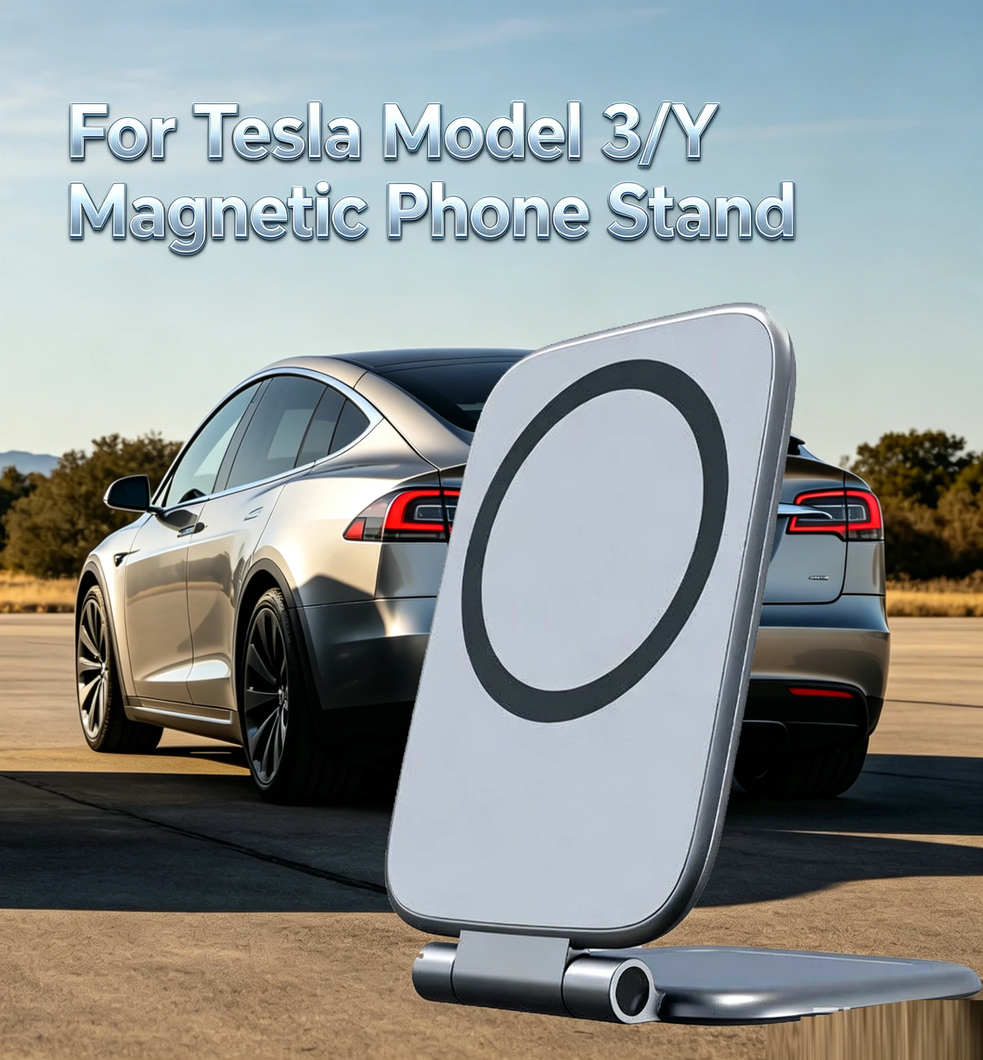 For Tesla Model 3 Highland Phone Holder 2024 & Model Y Launch 2025 Magnetic Magsafe Car Phone Holder Mount  Universal Use