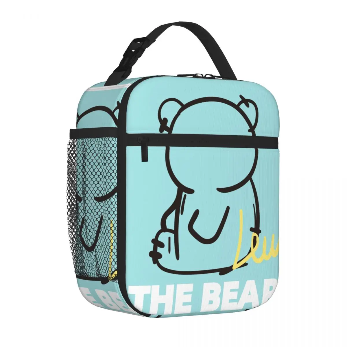 Bestselling Little Bear Labels Double Layer Meal Bag Shift Work Shoulder Lunch Bag