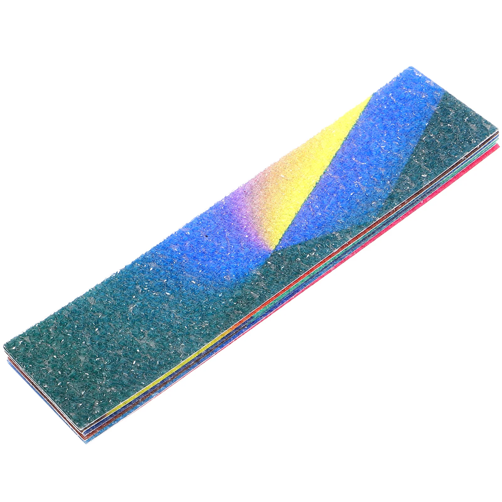 

6pcs Colorful Rough Adhesive Textured Sensory Stickers Calming Anti- Reducing Decorative